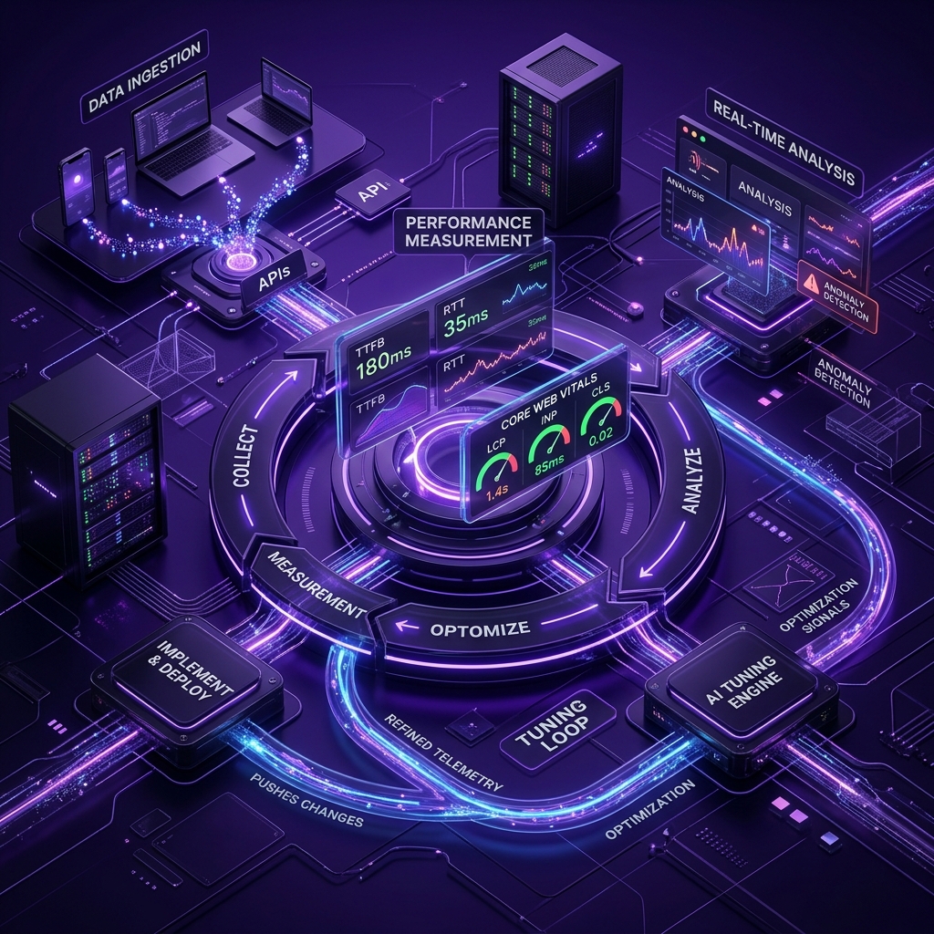 Performance Measurement and Telemetry Tuning Workflow Diagram