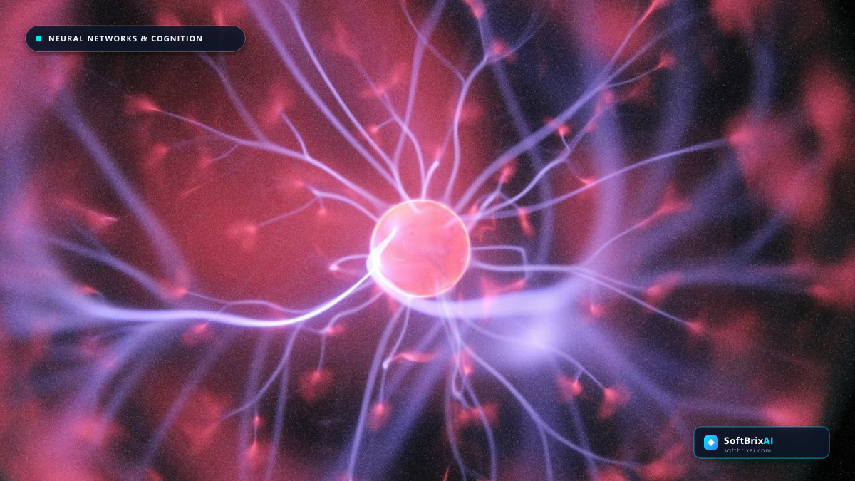 Artificial intelligence explained through a neural network that imitates how the human brain processes information