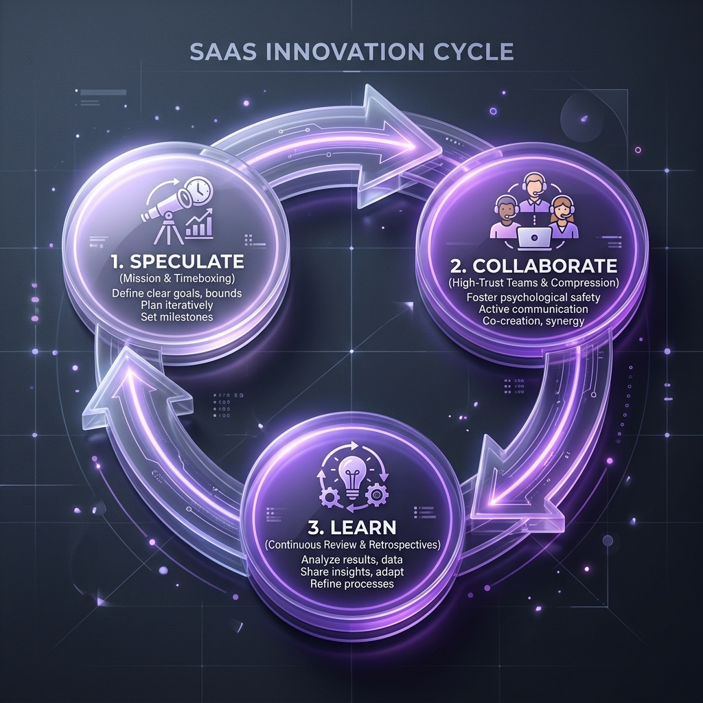 The Speculate-Collaborate-Learn Cycle Diagram