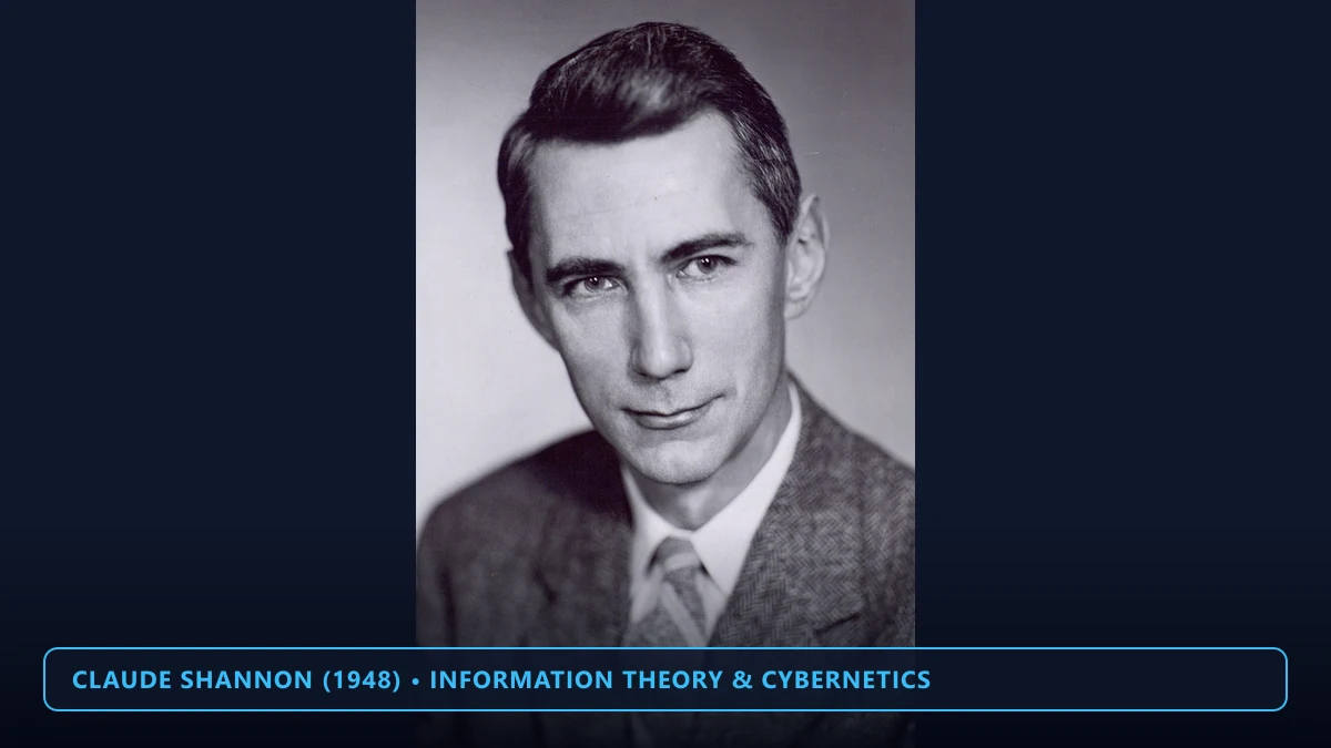 Claude Shannon pioneer of information theory and cybernetics