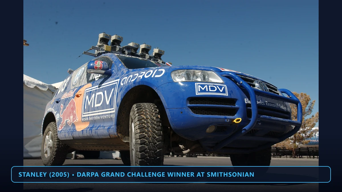 Stanley the autonomous robotic vehicle winner of the 2005 DARPA Grand Challenge