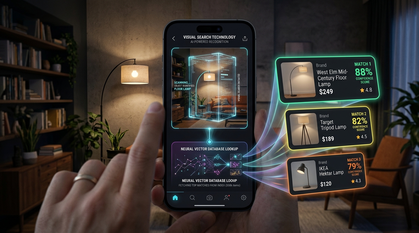 eCommerce & Multimodal Visual Search Application Infographic