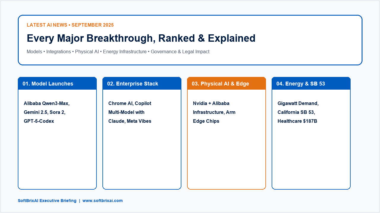 Latest AI News September 2025: Every Major Breakthrough, Ranked and Explained